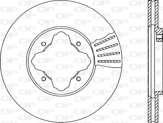 OPEN PARTS Bremžu diski BDA1222.20